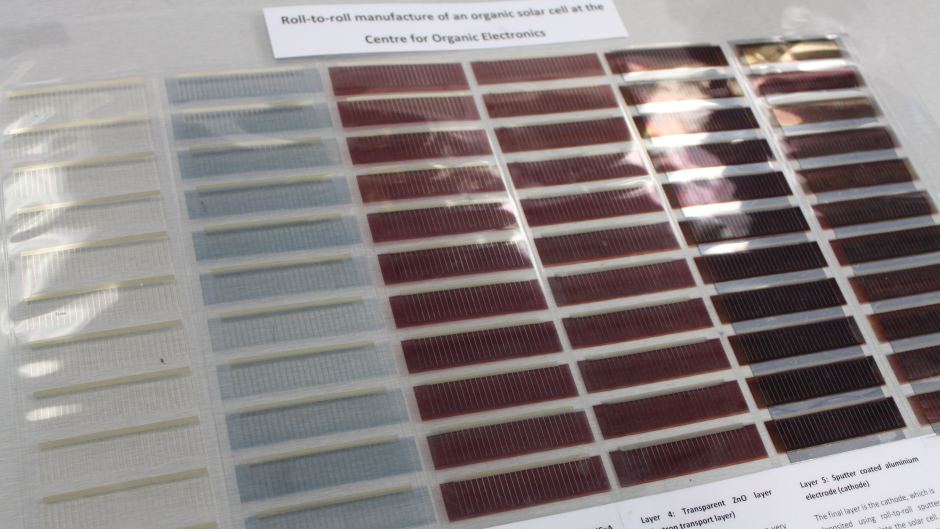 Print proces van de zonnepanelen film
